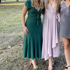 Tularosa keyhole cutout midi dress